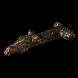 Late Anglo-Saxon Prick Spur with Urnes Style Mythical Beast