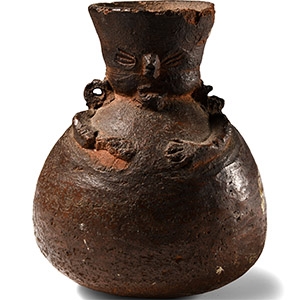 Pre-Columbian Ceramic Chancay Anthropomorphic Jar