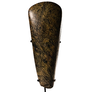 Stone Age Polished Mottled Greenstone Axehead