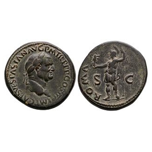 Ancient Roman Imperial Coins - Vespasian - Paduan AE Sestertius
