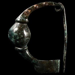 Greek Bronze Bow Brooch