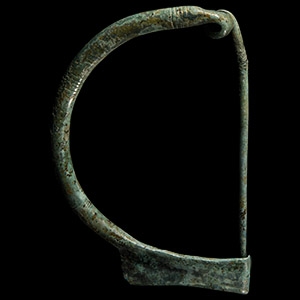 Italic Bronze Bow Brooch