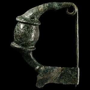 Greek Bronze Bow Brooch