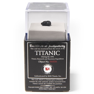 RMS Titanic Research and Recovery Expedition Coal