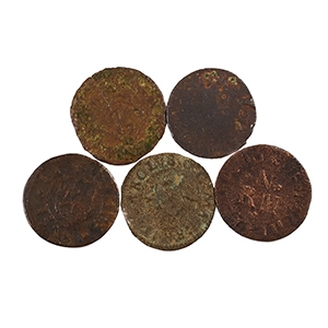 English Tokens - 17th Century - Token Farthings [5]