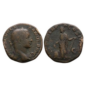 Ancient Roman Imperial Coins - Severus Alexander - Annona AE Sestertius