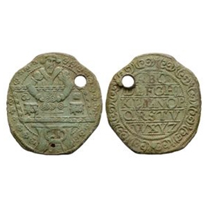 World Tokens - Nuremburg - Reichmeister Aplhabet Jeton