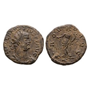 Ancient Roman Imperial Coins - Carausius - Colchester - Providentia Antoninianus