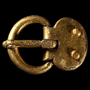 Medieval Silver-Gilt Buckle