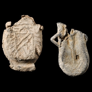 Medieval Pilgrim Ampulla Group