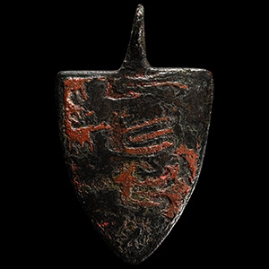 Medieval Knights Bronze Royal Heraldic Horse Harness Pendant with the Arms of England