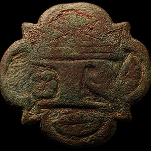 Medieval Bronze Knights Heraldic Horse Harness Mount