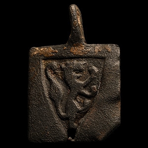 Medieval Knights Bronze Heraldic Horse Harness Pendant