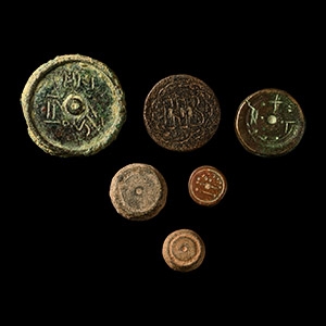 Byzantine Bronze Weight Collection