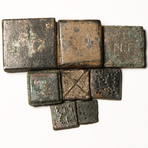 Byzantine Bronze Weight Collection