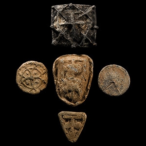 Medieval Lead Weight Collection