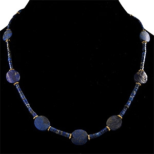 Bactrian Style Lapis Lazuli Bead Group
