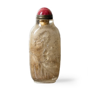 Chinese Crystal Carved Snuff Bottle