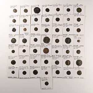 Ancient Roman Imperial Coins - Claudius to Leo - Mixed Bronzes [50]