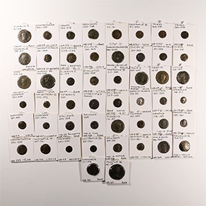 Ancient Roman Imperial Coins - Augustus to Valens - Mixed Bronzes [50]