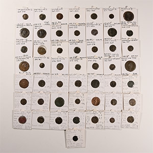 Ancient Roman Imperial Coins - Augustus to Arcadius - Mixed Bronzes [50]