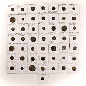 Ancient Roman Imperial Coins - Augustus to Theodosius II - Mixed Bronzes [50]