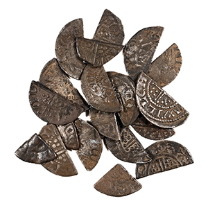 English Medieval Coins - Henry II to Henry III - Cut AR Fractions [20]