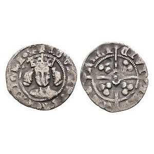 English Medieval Coins - Edward III - York - Pre Treaty AR Penny