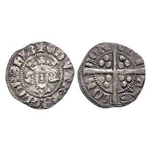 English Medieval Coins - Edward I - London - AR Penny