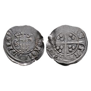 English Medieval Coins - Edward I - Newcastle upon Tyne - AR Penny