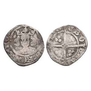 English Medieval Coins - Edward - York - Treaty AR Penny