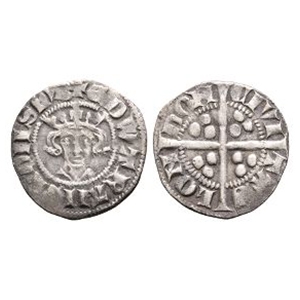 English Medieval Coins - Edward I - London - AR Penny