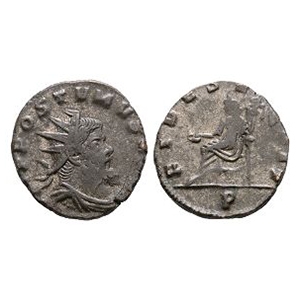 Ancient Roman Imperial Coins - Postumus - Fides Ae Antoninianus