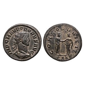 Ancient Roman Imperial Coins - Probus - Concord AE Antoninianus