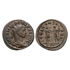 Ancient Roman Imperial Coins - Probus - Emperor and Jupiter AE Antoninianus