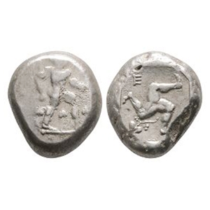 Ancient Greek Coins - Aspendos - Triskele AR Stater