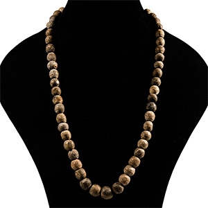 Natural History - Woolly Mammoth Bone Bead Necklace String