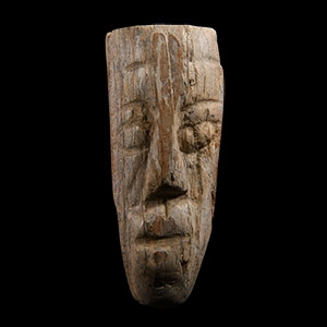 Natural History - Mastodon Fossil Tusk Carving
