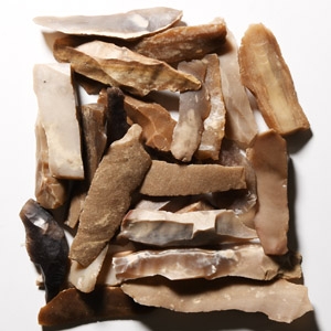 Stone Age Flint Knife Group