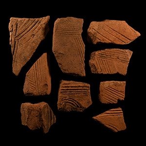 Roman Roof Tile Fragment Group