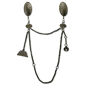 Viking Bronze Tortoise Brooch Set