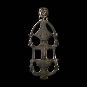 Migration Period Tinned Bronze Openwork Brooch