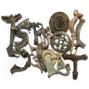 Roman Bronze and Silver Brooch Collection