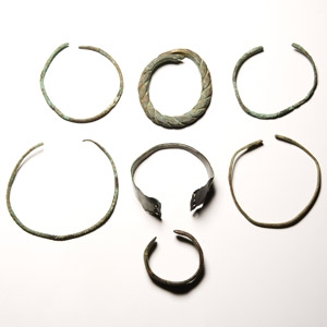 Viking Age Bronze Bracelet Group
