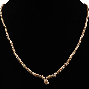 Western Asiatic Stone and Shell Bead Necklace String