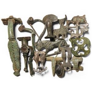 Roman Bronze and Silver Brooch Collection