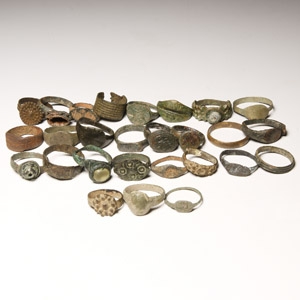 Roman and Later Bronze Ring Collection
