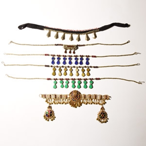 Bedouin Silver-Coloured Metal Necklace Collection