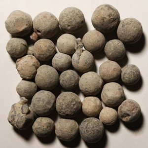 English Civil War and Later Lead Musket Ball Collection