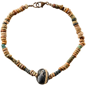 Egyptian Faience Mummy Bead Bracelet